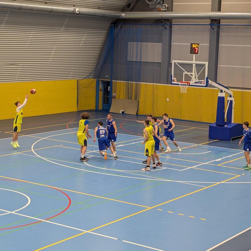 Basketbalový zápas druhé ligy mužů