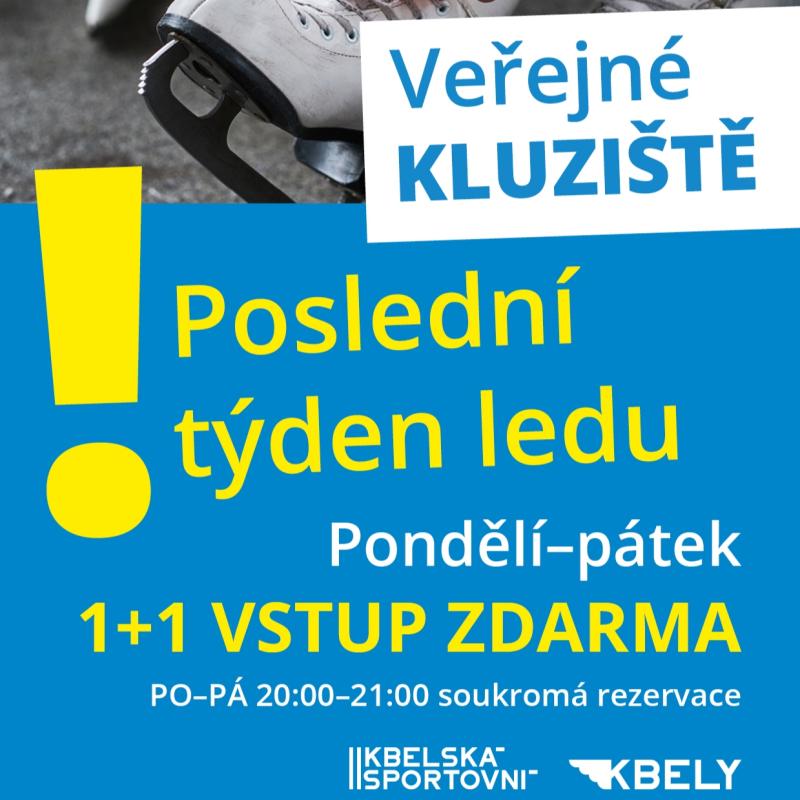 Poslední šance zabruslit si na kluzišti ve Kbelích