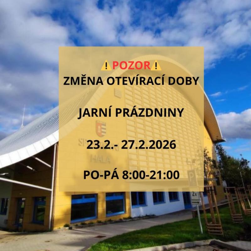 Jarní prázdniny ve Sportovní hale Kbely