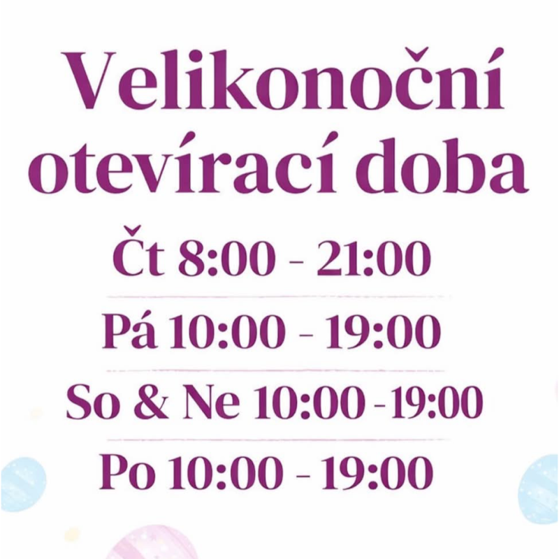Velikonoce jsou u nás bez pauzy!