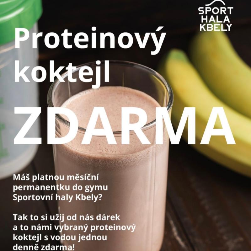 Proteinový koktejl zdarma pro členy posilovny